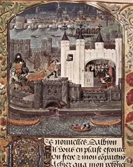 Persons Gallery: London and the Thames (15th c.). Gothic art