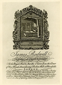 London Trade Card - James Rodwell, Upholsterer London Trade Card - James Rodwell, Upholsterer