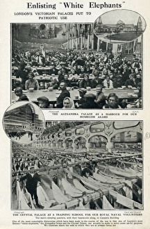 Londons Victorian palaces put to patriotic use, WW1 Londons Victorian palaces put to patriotic use, WW1