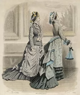 Cultured Gallery: Long Trained Skirts 1875
