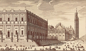 Comercio Gallery: Lonja de Comercio ( Trading building ) and a