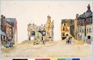 Looking towards Corn Market, now Lombard Street, Belfast Looking towards Corn Market, now Lombard Street, Belfast