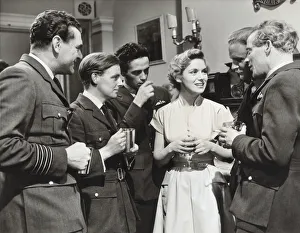 looks on as a group of fighter pilot from the Pimpernel? looks on as a group of fighter pilot from the Pimpernel?
