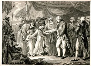 Lord Cornwallis receiving sons of Tipu Sultan as hostages Lord Cornwallis receiving sons of Tipu Sultan as hostages