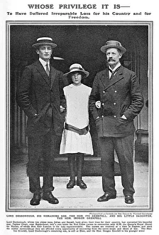 Lord Desborough with remaining son, Ivo Grenfell Lord Desborough with remaining son, Ivo Grenfell