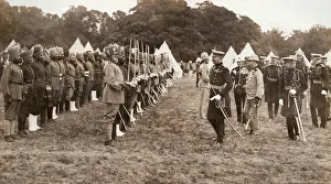 Lord Kitchener inspecting Indian troops Lord Kitchener inspecting Indian troops