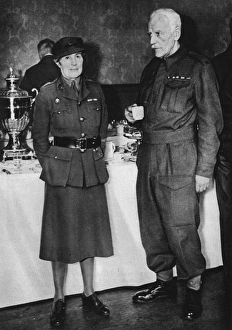 Lord Redesdale at wedding of daughter Deborah Mitford Lord Redesdale at wedding of daughter Deborah Mitford
