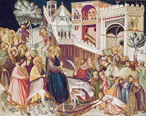 Pietro Collection: LORENZETTI, Pietro (1280-1348). Entry of Christ