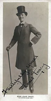 Louie Tracy music hall male impersonator Louie Tracy music hall male impersonator