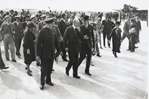 Louis Bleriot Arriving at Croydon Airport 27 July 1929, ? Louis Bleriot Arriving at Croydon Airport 27 July 1929, ?