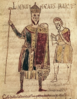 Louis I the Pious (778-840). King of the Franks Louis I the Pious (778-840). King of the Franks