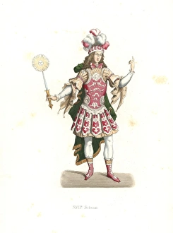 Louis XIV, the Sun King, in ballet costume, 17th century Louis XIV, the Sun King, in ballet costume, 17th century