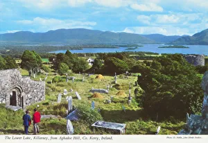 The Lower Lake, killarney, from Aghadoe Hill, County Kerry The Lower Lake, killarney, from Aghadoe Hill, County Kerry