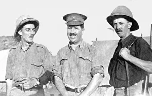 Lt Browning, Major Kinloch and Dr Francis Brett Young Lt Browning, Major Kinloch and Dr Francis Brett Young