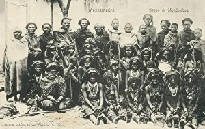 Ethnic Gallery: Luanda, Angola - Group of Mondombos Tribespeople, Mocamedes