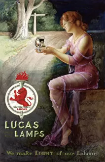 Images Dated 16th January 2009: Lucas Lamps Advert
