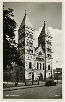 Lund Cathedral (Lutheran) in Skane (Scania), Swede Lund Cathedral (Lutheran) in Skane (Scania), Swede