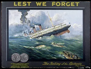 Return Gallery: Lusitania Torpedoed