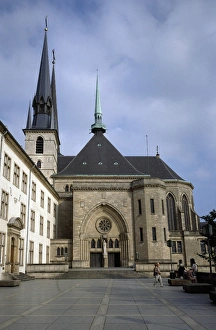 Luxembourg City. Notre-Dame Cathedrale Luxembourg City. Notre-Dame Cathedrale
