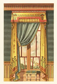 Luxury Egyptian-style wall hangings, circa 1900 Luxury Egyptian-style wall hangings, circa 1900