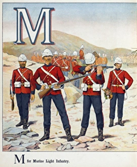 M for Marine Light Infantry N for Native Infantry (Khaki Uni M for Marine Light Infantry N for Native Infantry (Khaki Uni