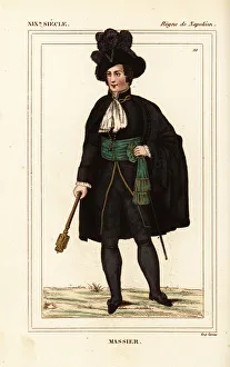 Mace bearer or massier, Napoleonic era Mace bearer or massier, Napoleonic era