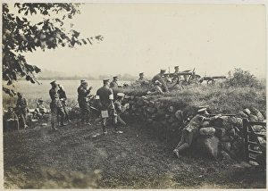 Machine Gunners on manoeuvres Machine Gunners on manoeuvres