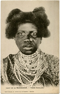 Facial Gallery: Madagascan Sakalave (Sakalava) Woman