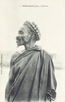 Madagascar - Chief of the Bara People Madagascar - Chief of the Bara People