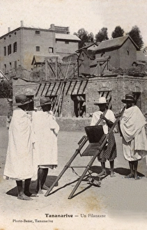 Madagascar - A Filanzane, a sedan chair Madagascar - A Filanzane, a sedan chair