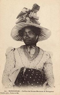 Madagascar - St Mary Island - Lady in finest clothes Madagascar - St Mary Island - Lady in finest clothes