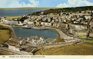 Somerset Collection: Madeira Cove - Weston-Super-Mare, Somerset, England