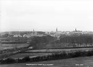 Early 20th Century Print of Magherafelt Townscape