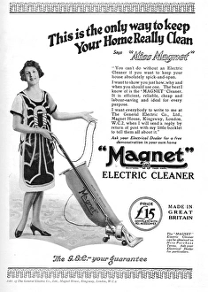 Magnet Electric Cleaner Advert, 1927 Magnet Electric Cleaner Advert, 1927