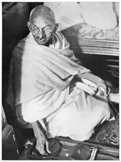 Spiritual Collection: Mahatma Gandhi sailing from Boulogne to Folkestone