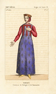 Mahaut or Matilda II, Countess of Boulogne, 13th century Mahaut or Matilda II, Countess of Boulogne, 13th century