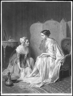 Screen Gallery: Maid Washes Ladys Feet