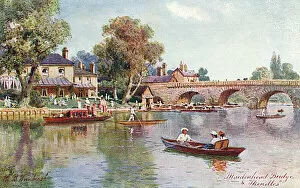 Rowing Collection: Maidenhead bridge & Skindles hotel