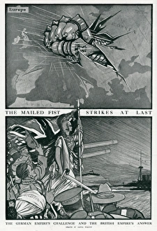The Mailed Fist strikes at last, WW1 The Mailed Fist strikes at last, WW1