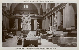 Main hall of the Egyptian Museum in Cairo, Egypt Main hall of the Egyptian Museum in Cairo, Egypt