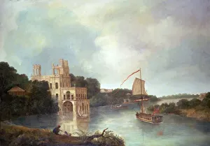 Major General Claud Martins House, by Thomas Daniell Major General Claud Martins House, by Thomas Daniell