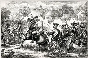 Major John Pitcairn entering Lexington in the early morning of 19 April 1775 Major John Pitcairn entering Lexington in the early morning of 19 April 1775