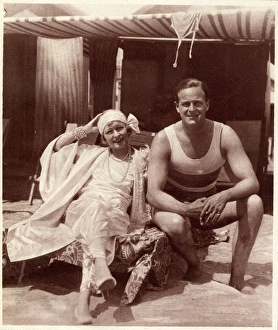 Malcolm Todd and Mlle Jusjane, film stars Malcolm Todd and Mlle Jusjane, film stars