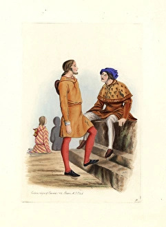 Male costume in the reigns of Edward I and II (1272-1327) Male costume in the reigns of Edward I and II (1272-1327)