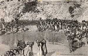 Mali - Timbuktu - The Ponds (Mares) - Fetching water Mali - Timbuktu - The Ponds (Mares) - Fetching water