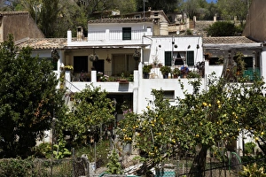 Mallorca, Spain, Valldemossa - Typical Houses Mallorca, Spain, Valldemossa - Typical Houses