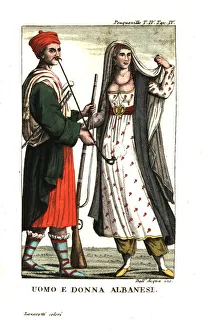 Albania Gallery: Man and woman of Albania