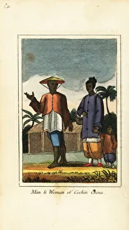 Man and woman of Cochin China (Vietnam) 1818 Man and woman of Cochin China (Vietnam) 1818