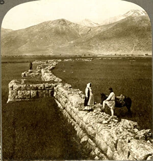 Mantineas Wall and Mainalon Mountains, Greece