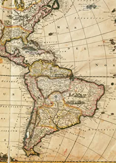 Map of America. Nova Totius Americae Descriptio by Frederik Map of America. Nova Totius Americae Descriptio by Frederik
